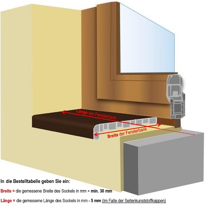 Messanleitung für  Kunststofffensterbänke_1