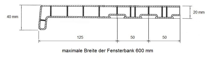 Technische Skizze REHAU